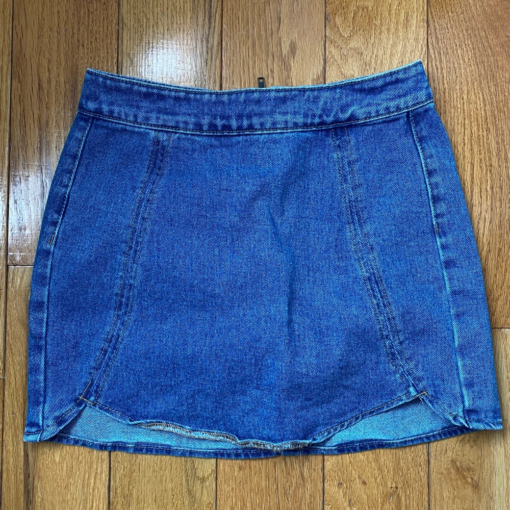pacsun denim skirt